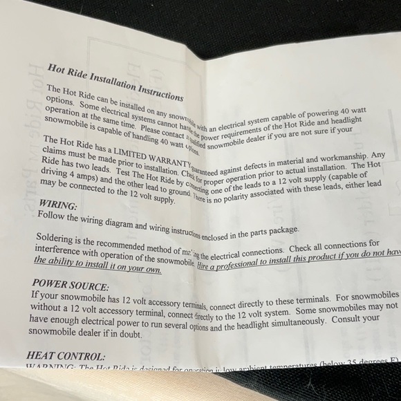 Hot Ride Heated Seat Pad for Snowmobile - Picture 6 of 8